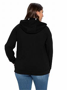 Женская куртка Sheego Plus Size, спортивная, V-образный вырез synthetic.ua - Фото 1