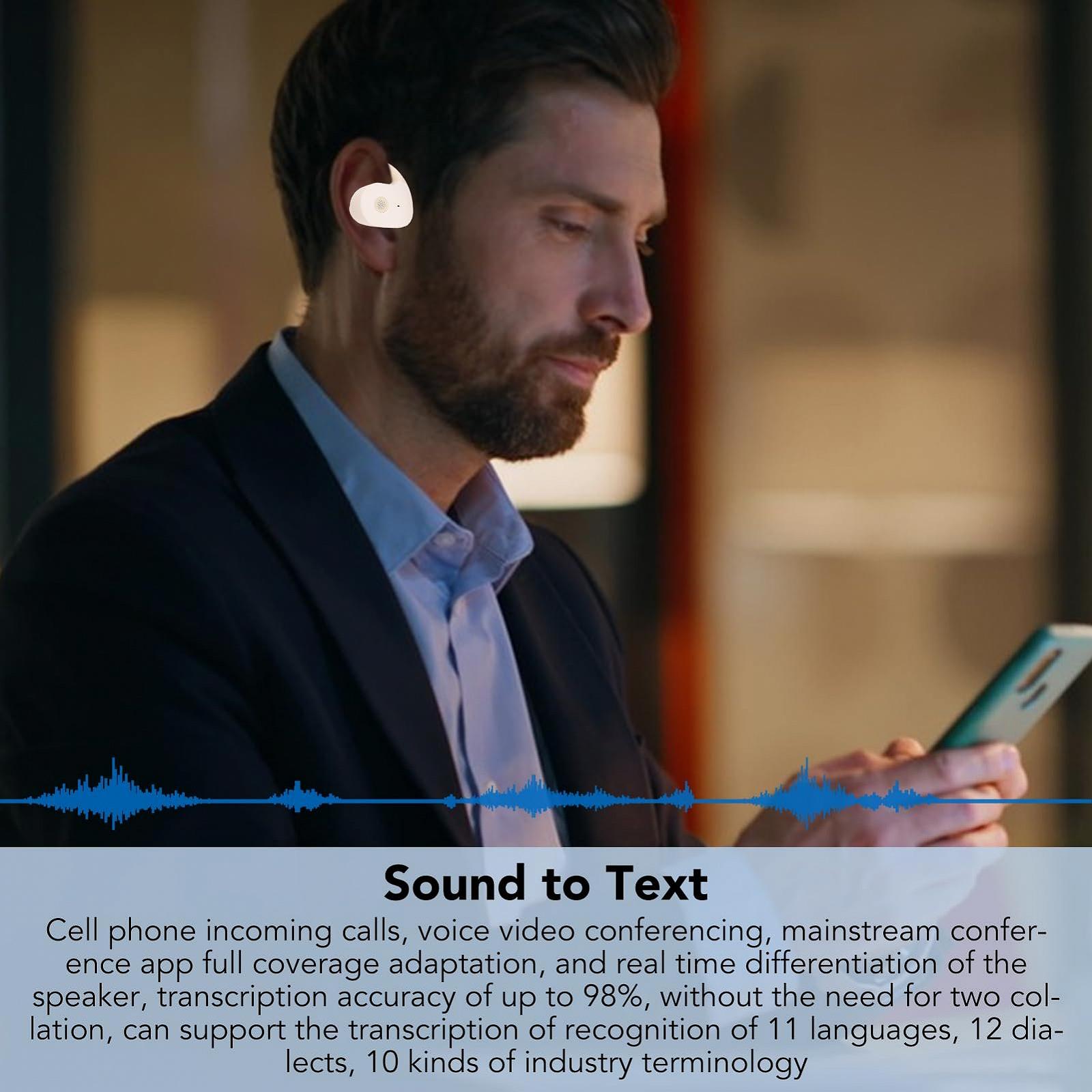 Навушники-перекладачі Beige, фото №4 Навушники-перекладачі Beige, фото №4