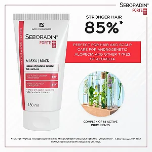 Маска Seboradin Forte против выпадения волос Укрепление волос Витамины Натуральные экстракты Уход за кожей головы Уход за волосами 150 мл synthetic.ua - Фото 1