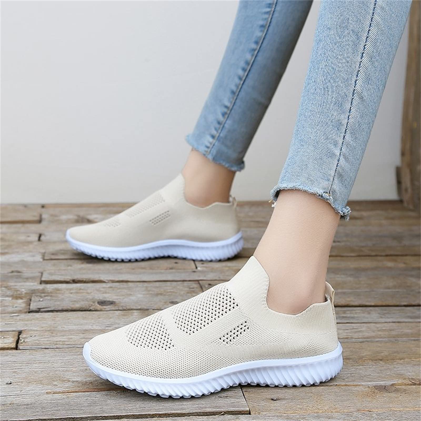 Кроссовки мужские Road Fashion летние Дышащая сетка Плоские На шнуровке Повседневные Красные Черные, фото №5