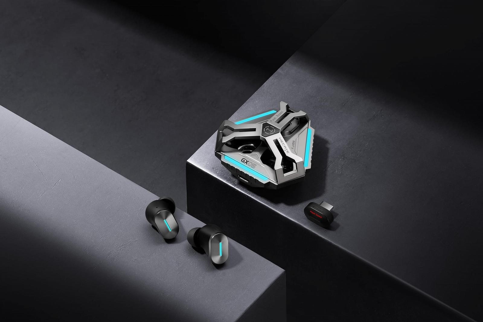 Навушники Edifier HECATE GX05 True Wireless Bluetooth Gaming ANC Ultra Low Latency LHDC Dual MIC RGB Fast Charge, фото №2
