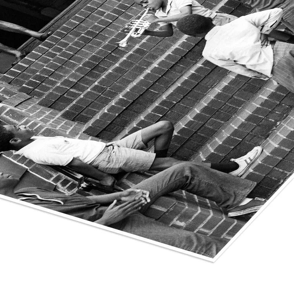 Постер Louis Armstrong in New York 40 x 60 см Черно-белый, фото №3 Постер Louis Armstrong in New York 40 x 60 см Черно-белый, фото №3