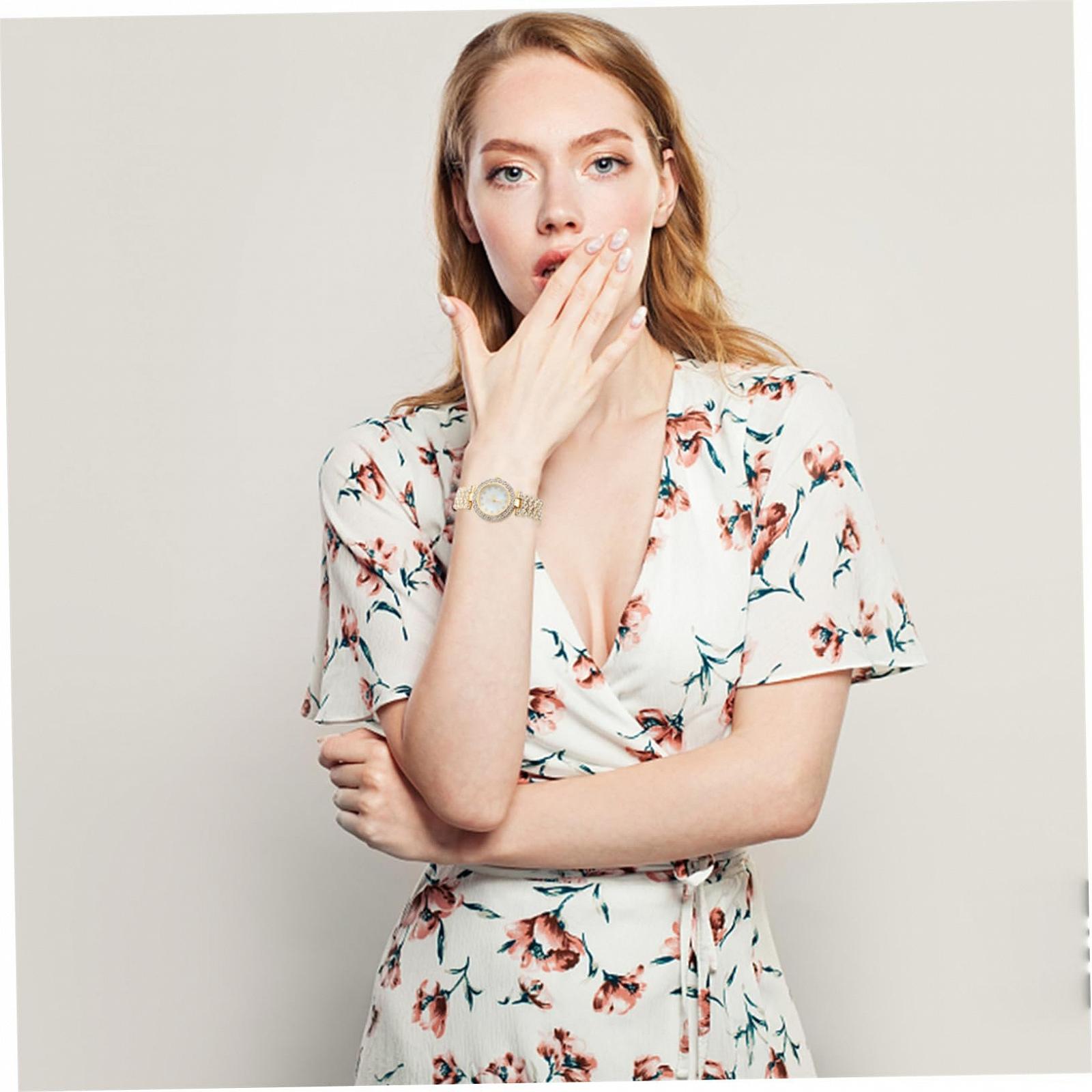 Годинник OATIPHO Золотистий Жіночий, фото №4