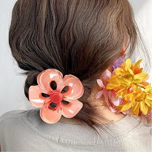 Заколка для волос Кветок Bexdug - Прочная заколка для волос в форме цветка, аксессуары для укладки волос, нескользящие заколки для волос для женщин и девушек synthetic.ua - Фото 1