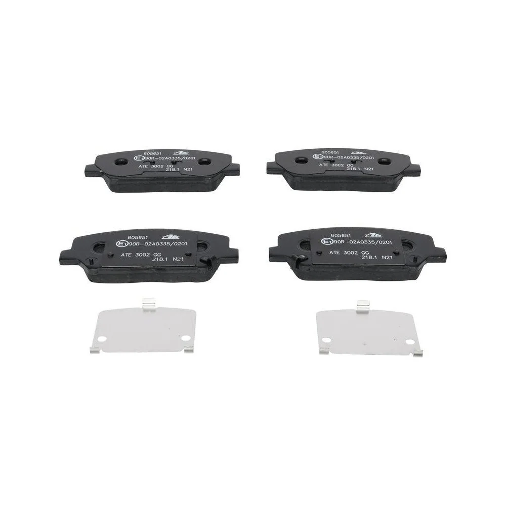 Комплект гальмівних колодок, дискове гальмо ATE 13.0460-5651.2 для HYUNDAI KIA передня вісь, фото №1 Комплект гальмівних колодок, дискове гальмо ATE 13.0460-5651.2 для HYUNDAI KIA передня вісь, фото №1