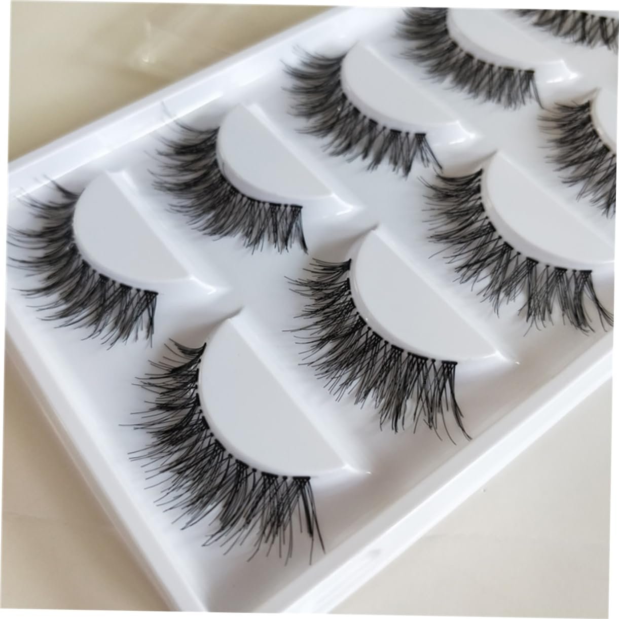 Штучні вії Angoily 10 пар 3D щільність прозора основа, фото №7