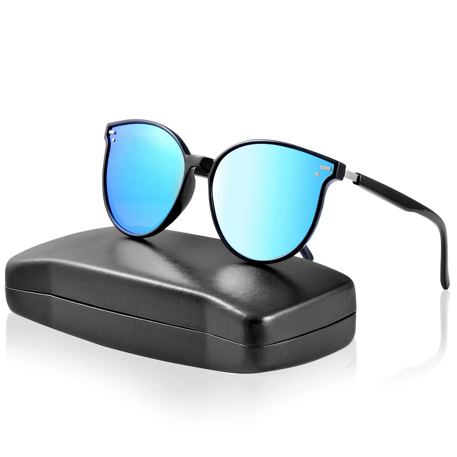 Сонцезахисні окуляри Котяче око Ipow Ретро Вінтаж Поляризовані Дзеркальні UV 400, фото №1