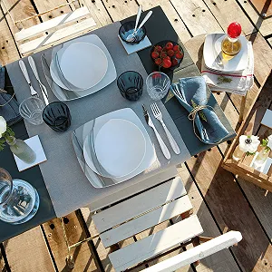 Ложки чайные Guzzini Art and Cafe Набор 6 штук Прозрачный synthetic.ua - Фото 1