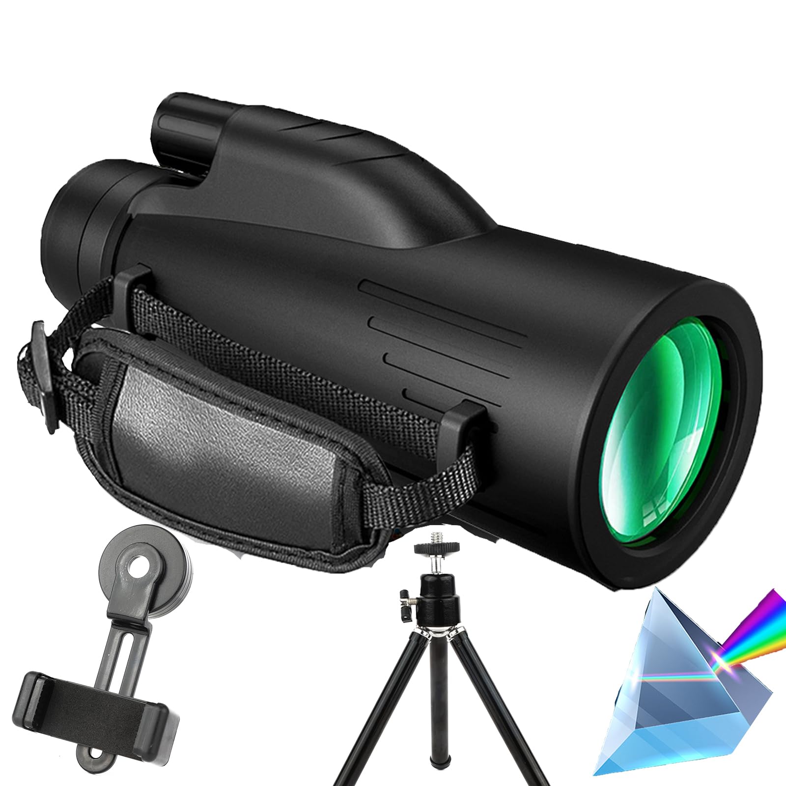 Монокуляр TAZYMKSD 12x50 для смартфона потужний високої чіткості, фото №4