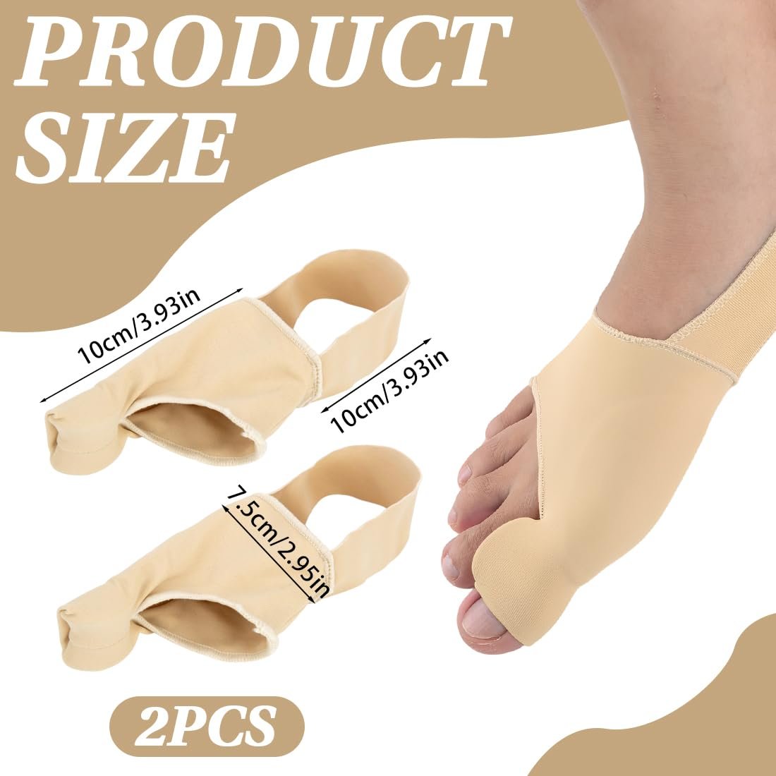 Коректор великого пальця стопи для чоловіків та жінок, фото №2 Коректор великого пальця стопи для чоловіків та жінок, фото №2