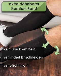 Високі шкарпетки 6 пар Бавовна М'які, еластичні та дихаючі synthetic.ua - Фото 1