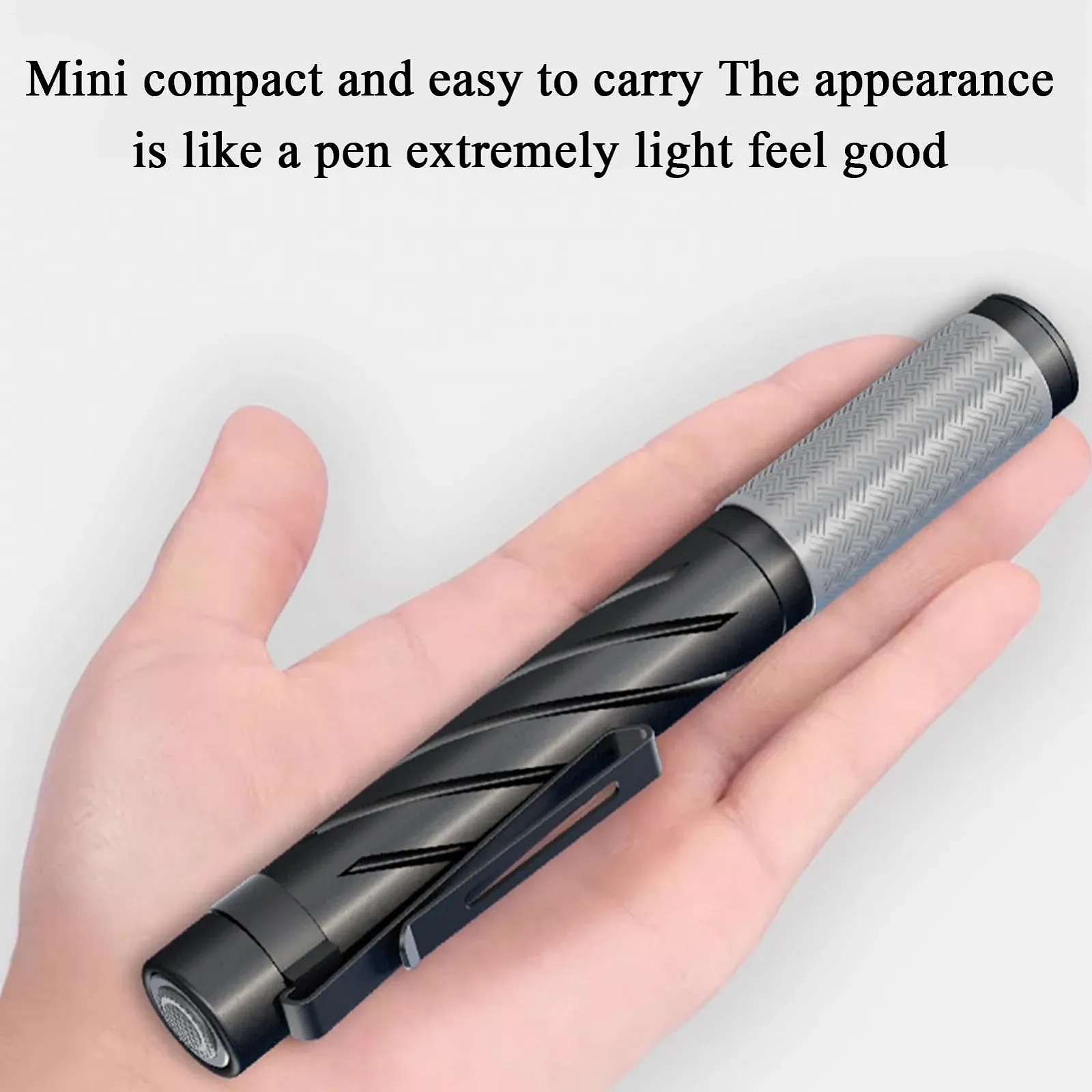 Ліхтарик Маленький USB Перезаряджуваний 3 Кольори Портативний для Кемпінгу для Пішого Туризму та Огляду Автомобільної Промисловості, фото №2