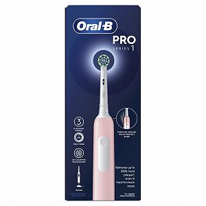 Зубна щітка електрична Oral-B Pro 1 3D Cleaning Рожева - Фото 1