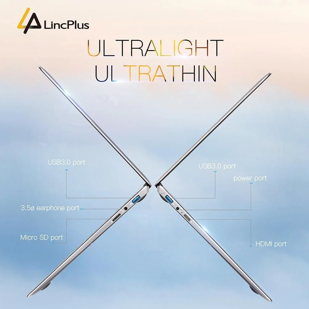 Ноутбук 13.3" LincPlus P1 Intel Celeron N3350 RAM 4GB eMMC 64GB Win10 (UKR), фото №6