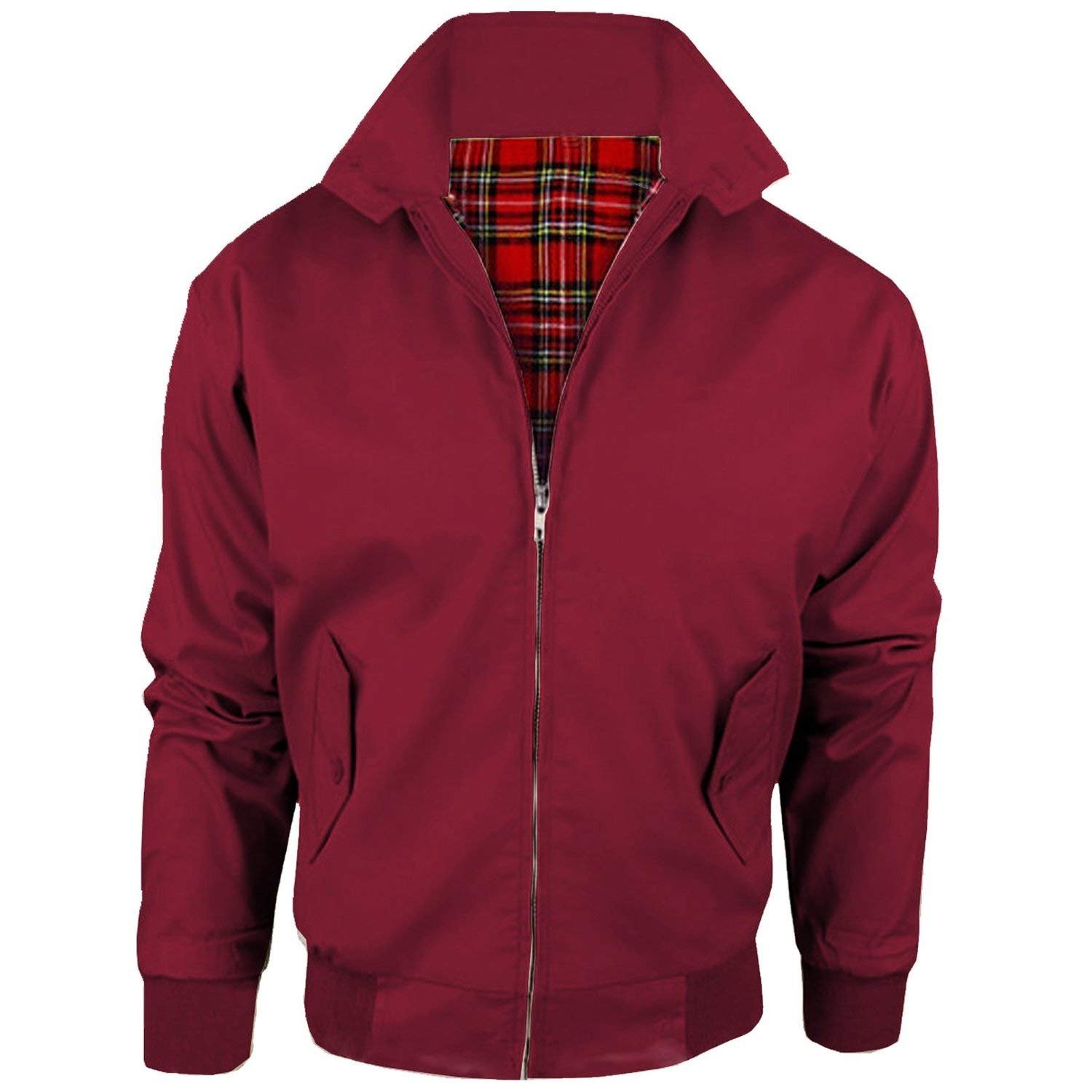 Куртка Harrington Harrington для дорослих Робочий одяг Куртка-бомбер Класична 1970-х Ретро Мод Скін Скутер Підкладка в клітинку, фото №1