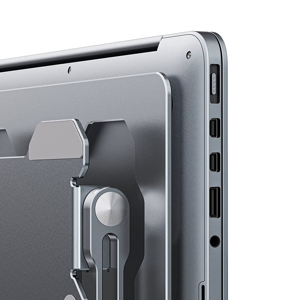 Регулируемая подставка для ноутбука портативная, многоугольная подставка для стола с отверстием для нагрева для подъема ноутбука, регулируемая по высоте подставка для ноутбука для стола, фото №3