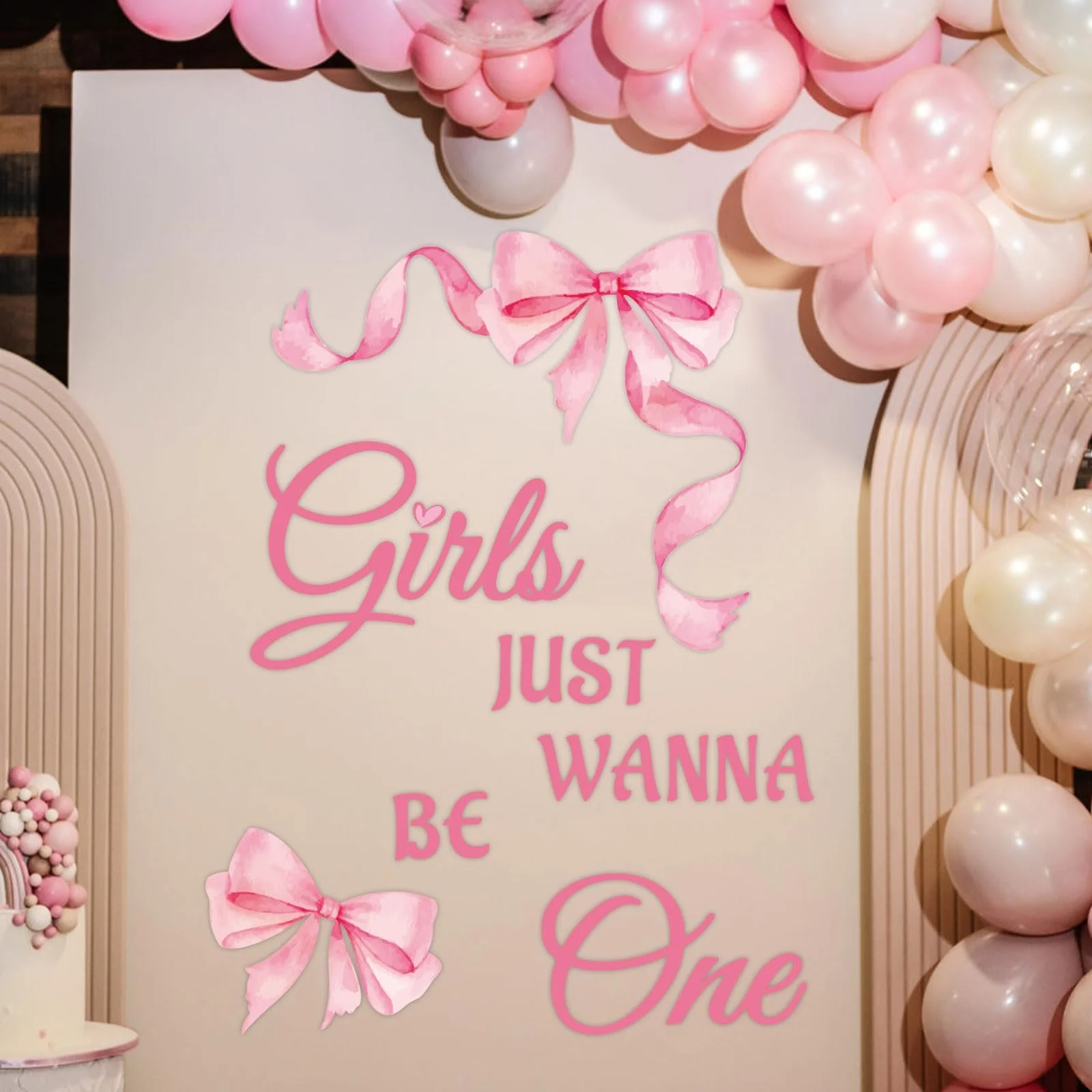 Наклейка на стіну BOXOB Girls Just Wanna Be One Рожевий бант, фото №7 Наклейка на стіну BOXOB Girls Just Wanna Be One Рожевий бант, фото №7