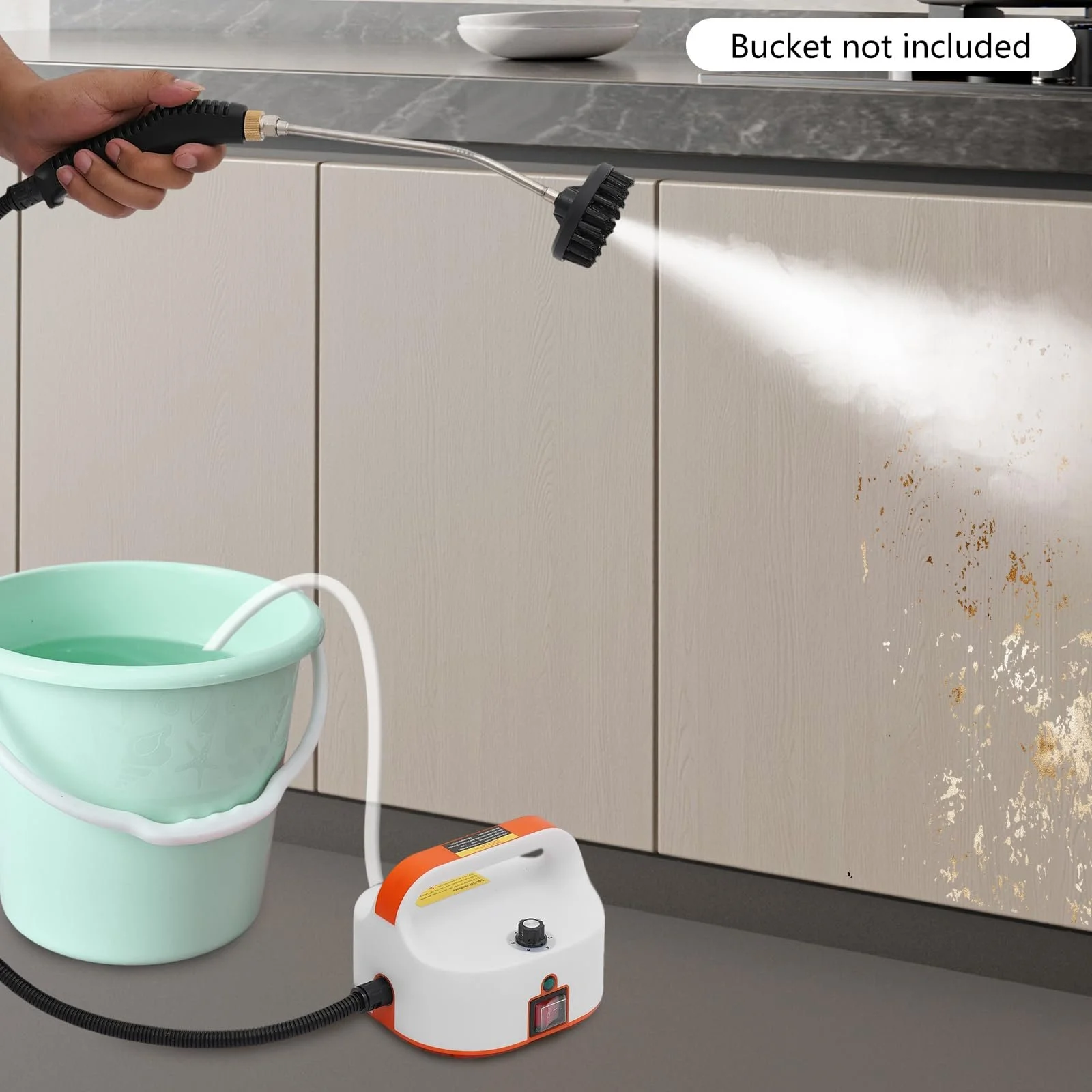 Пароочисник ручний Red Hat 3800 W Orange White, фото №6 Пароочисник ручний Red Hat 3800 W Orange White, фото №6