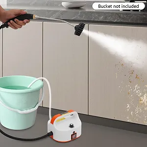 Пароочисник ручний 3800 W 6 рівнів пари 1.8 м шланг 18 x 16 x 13 см synthetic.ua - Фото 1