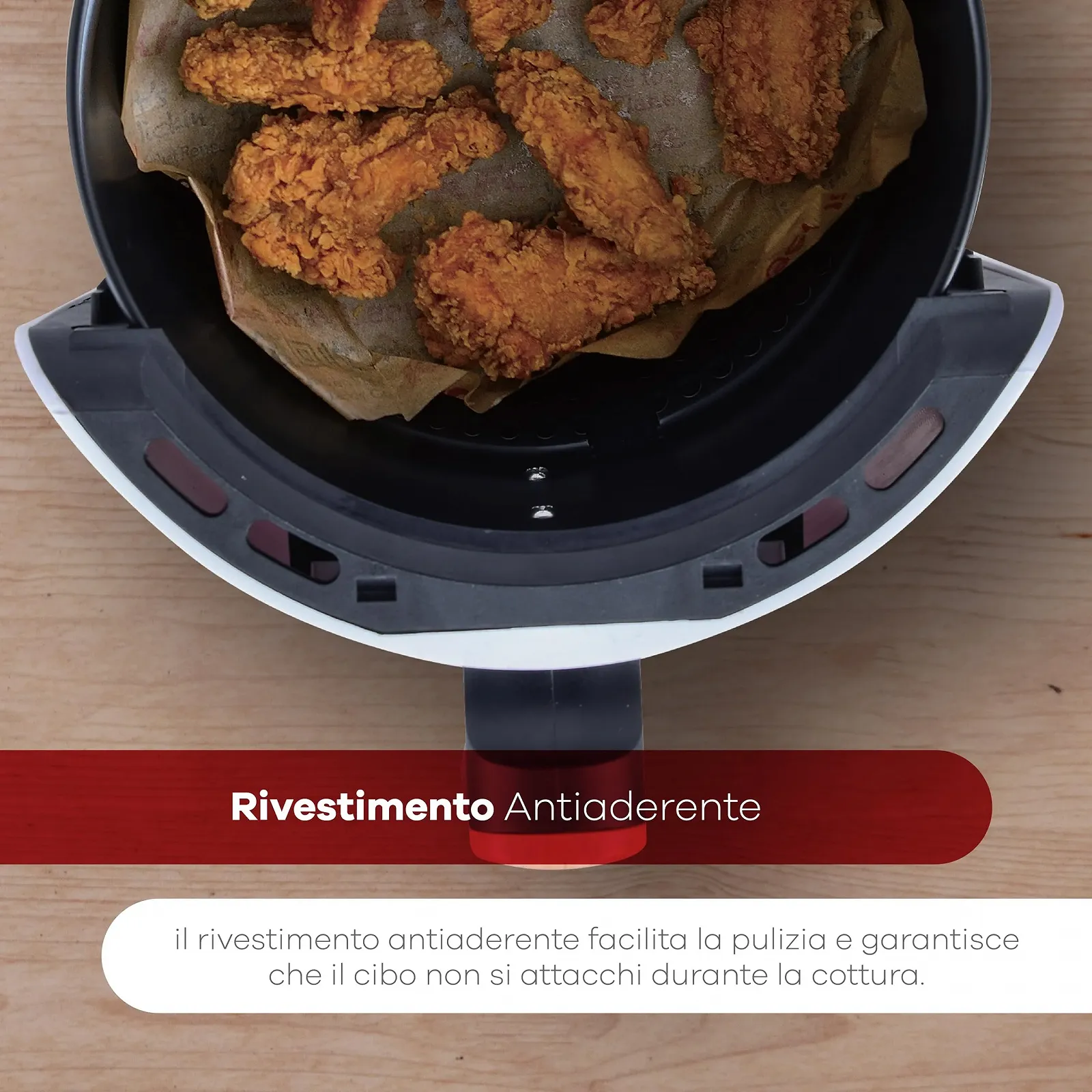 Мультипечь BERGNER Naturally AirFryer 2 л 1000 Вт 80-200ºC Белая, фото №6 Мультипечь BERGNER Naturally AirFryer 2 л 1000 Вт 80-200ºC Белая, фото №6