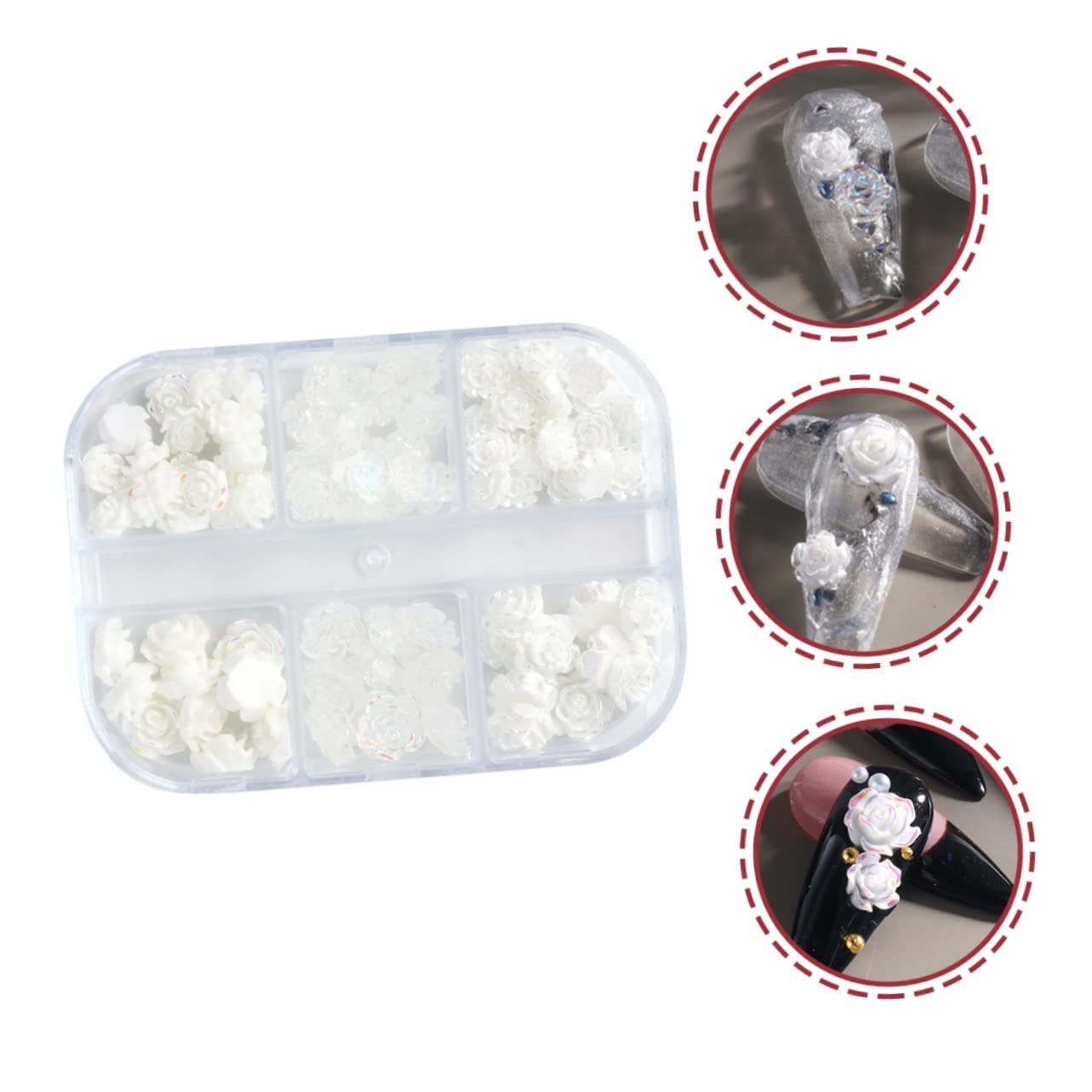 Квіти для нігтів Beavorty, прикраси для манікюру з квітковим дизайном, фото №2