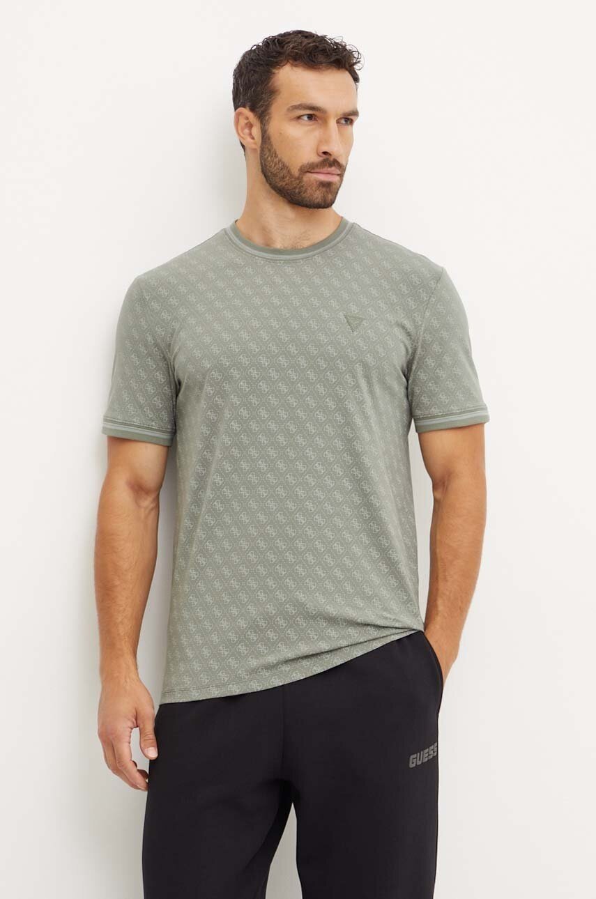 Мужская футболка GUESS Activewear / Зеленая / Размер M, фото №2