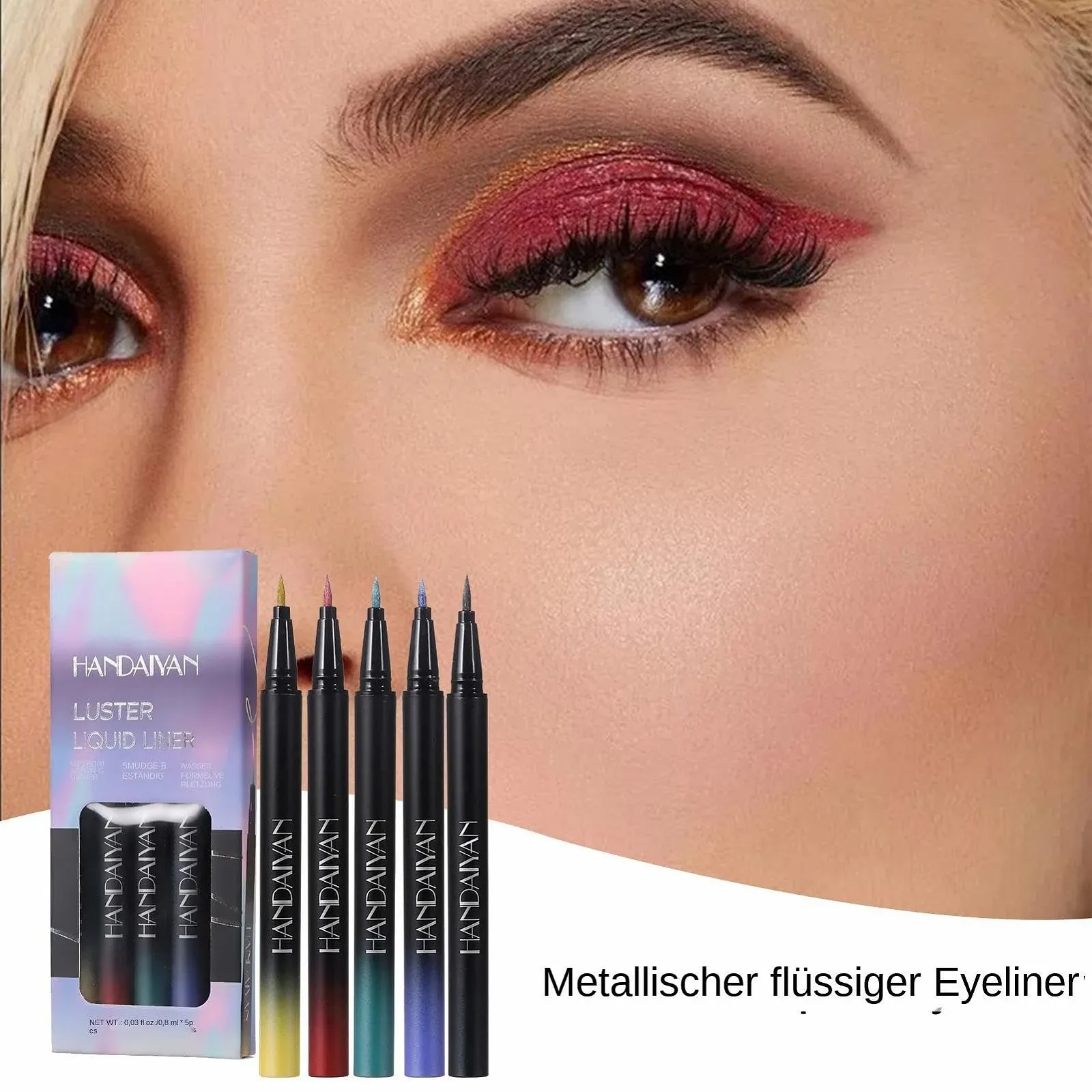 Набір підводок для очей Lembeauty, рідка блискуча, фото №2