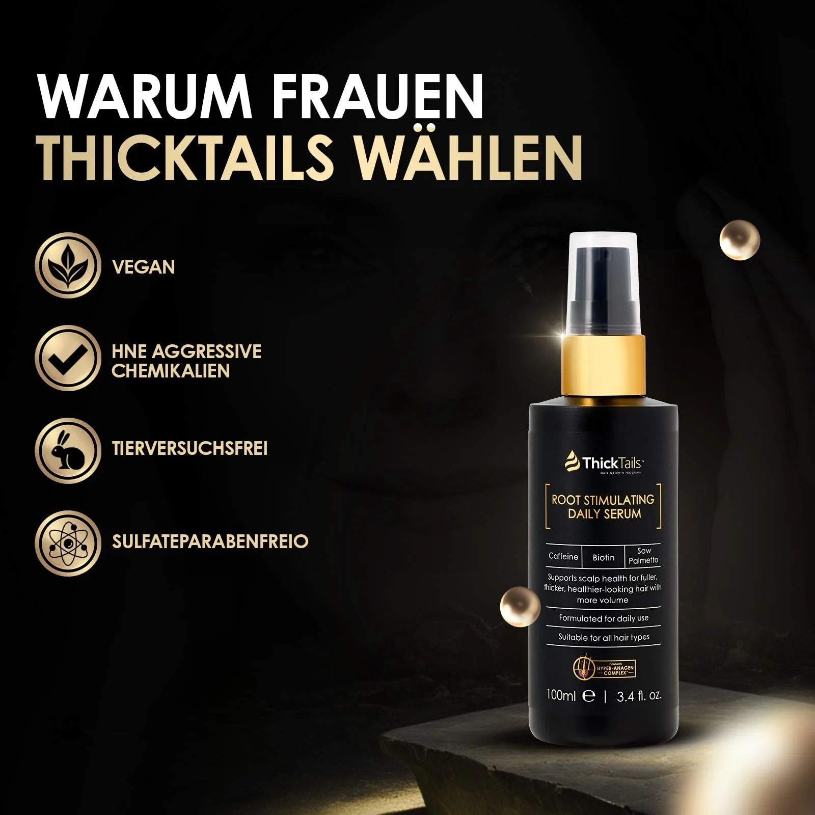 Сироватка для волосся ThickTails Root Stimulating Leave-In - 100 мл | Зміцнює, живить і відновлює, фото №7