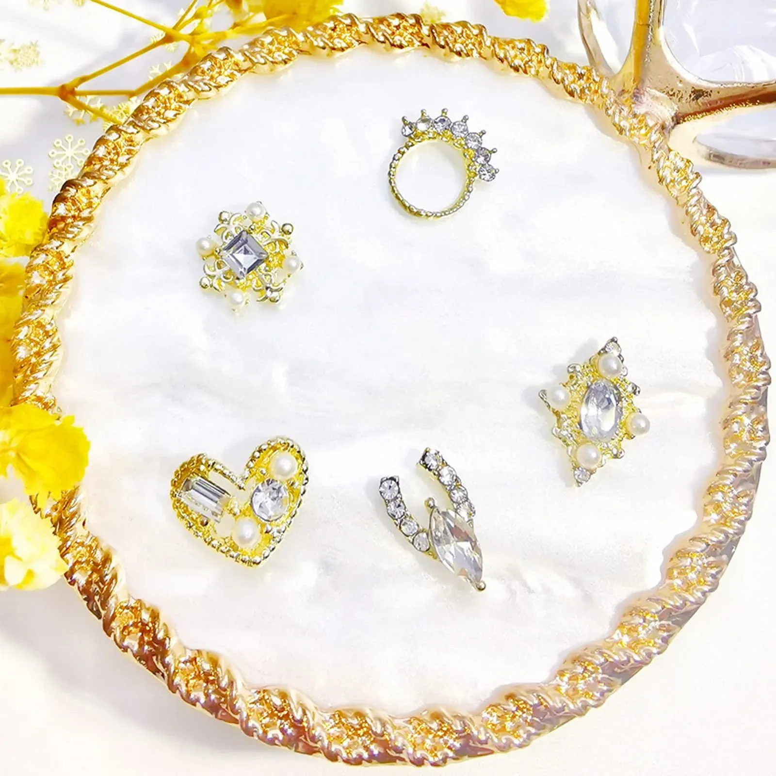 Стрази для нігтів 3D, 10 шт/пак, Аксесуари для дизайну, Модель 11, фото №2