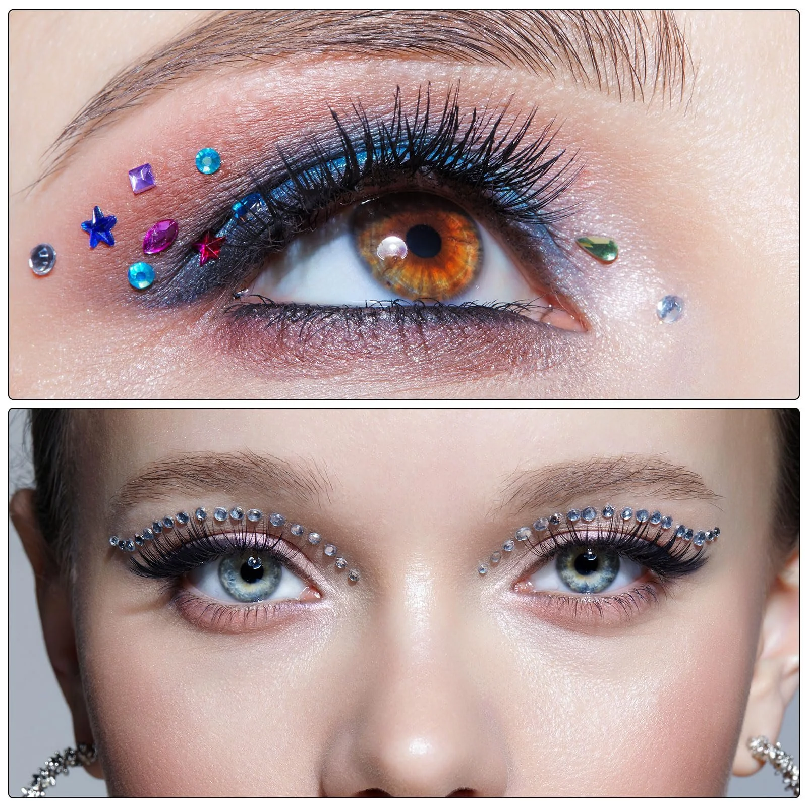 Стрази Мультиколір 3/4/5/6 мм, 1792 шт, фото №5