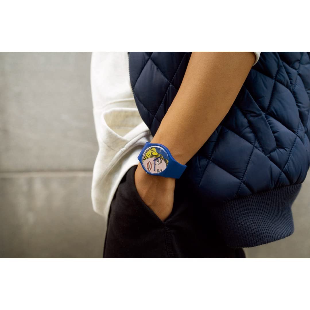 Часы Swatch Автоматические Аналого-цифровые S7248142 Синий, фото №9