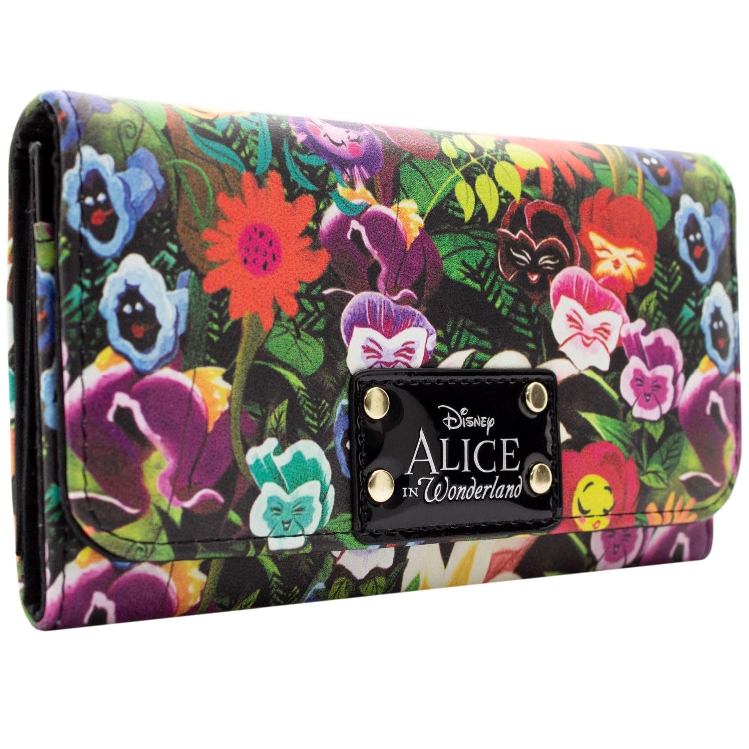 Кошелек Трифолд Disney Alice In Wonderland Flower Зеленый, Зеленый, фото №1
