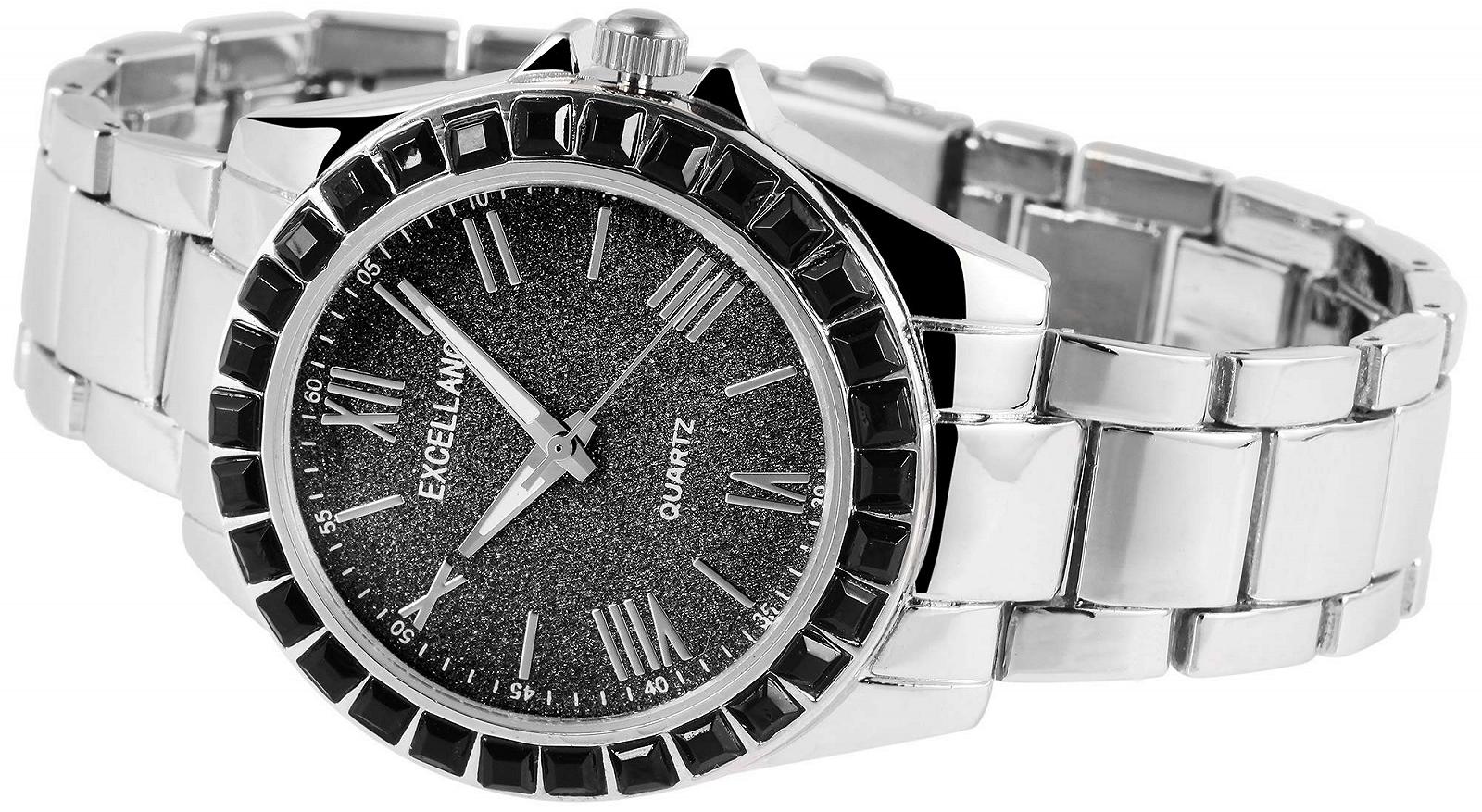 Жіночий годинник Excellanc Металевий браслет зі ланками Люмінесцентні стрілки Аналоговий Кварцовий 1800131, фото №2