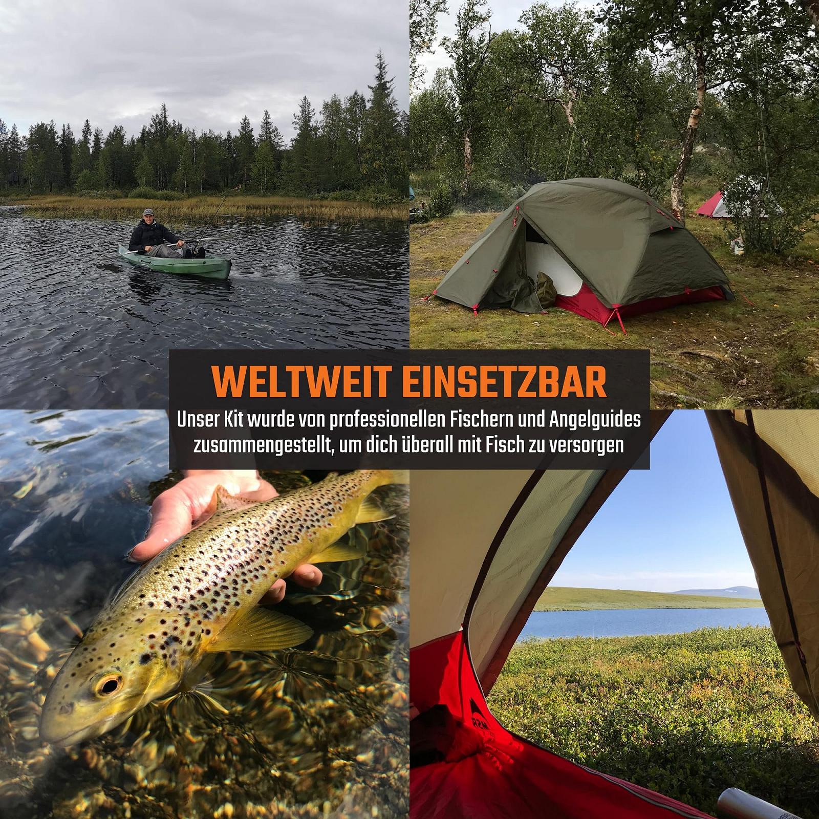 Набір для риболовлі FAR-OUT Survival, міні-набір для риболовлі Outdoor Bushcraft, компактний набір для риболовлі для виживання, фото №6