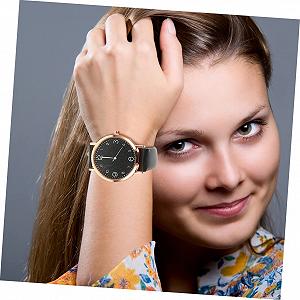 Годинник LIFKOME Жіночий Різдвяний Дзвіночок Чорний synthetic.ua - Фото 1