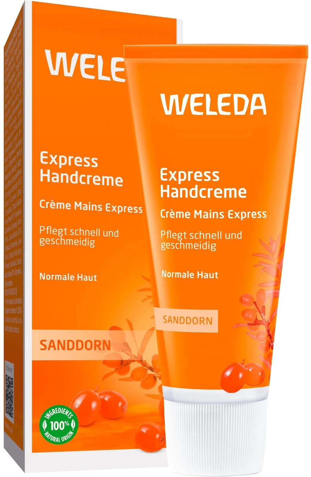 Крем для рук Weleda Organic Sea Buckthorn 10 мл, фото №1