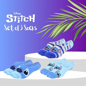 Носки Disney Stitch для женщин, короткие и классические невидимые носки с дизайном Stitch, размеры EU 36-46 synthetic.ua - Фото 1