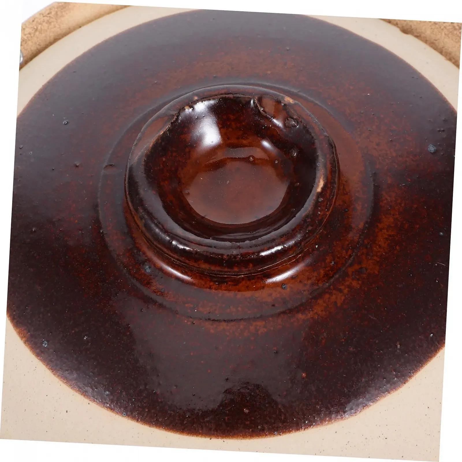 Керамический глиняный горшок Cabilock традиционный с крышкой термостойкий для супов и рагу, фото №8