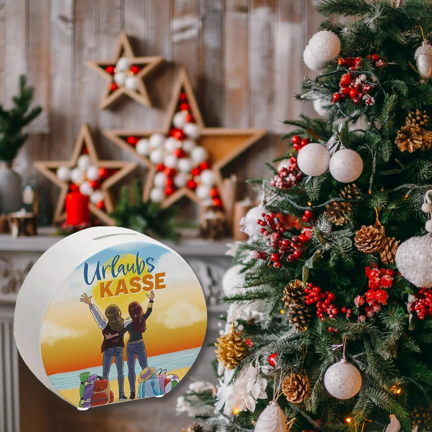 Скарбничка Holiday Fund Best Friend для подорожей керамічна, фото №6