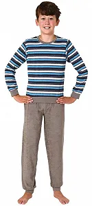 Піжама Terry Towelling для хлопчиків, з довгими рукавами та манжетами 63560 synthetic.ua - Фото 1