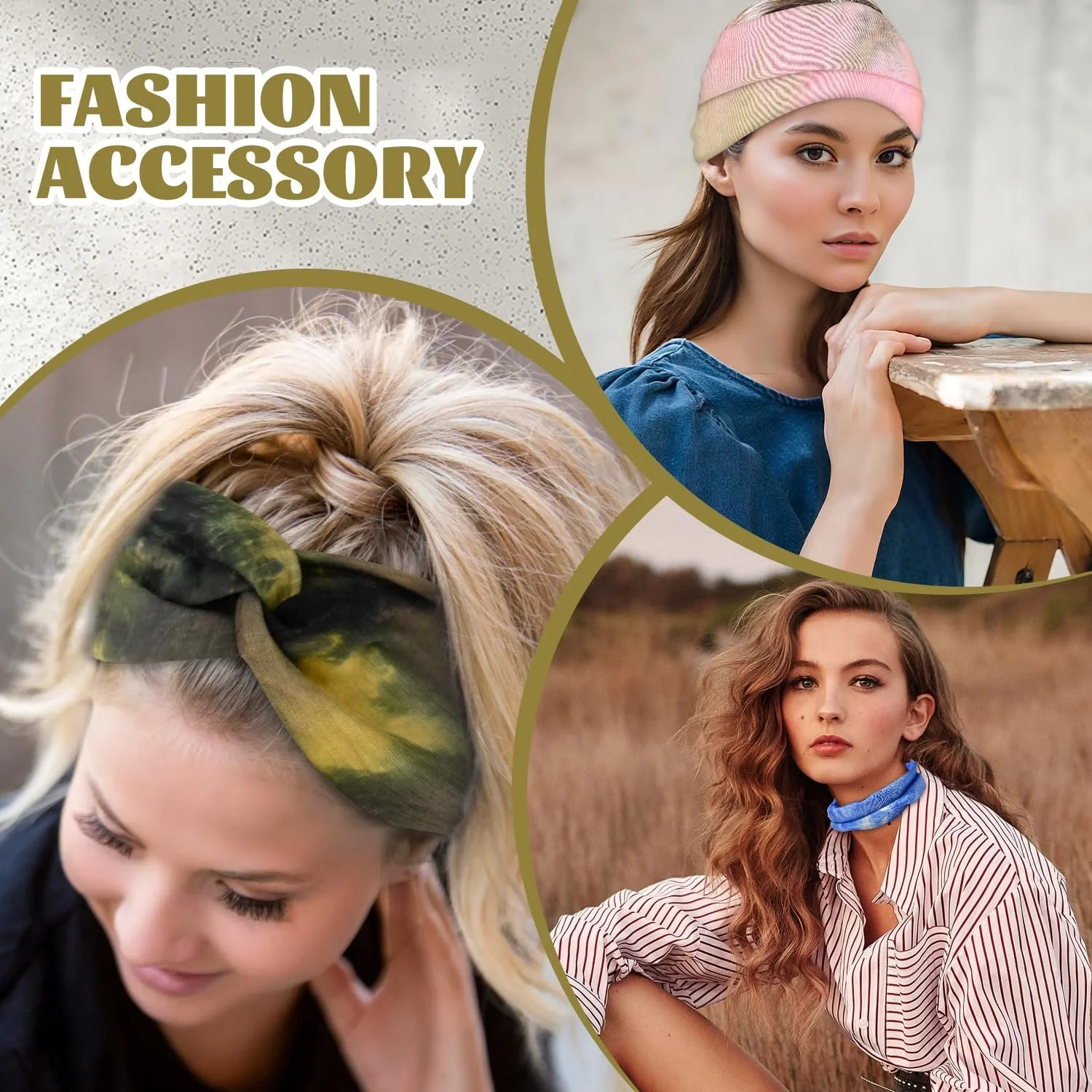 Повязка на голову Широкая, фото №6