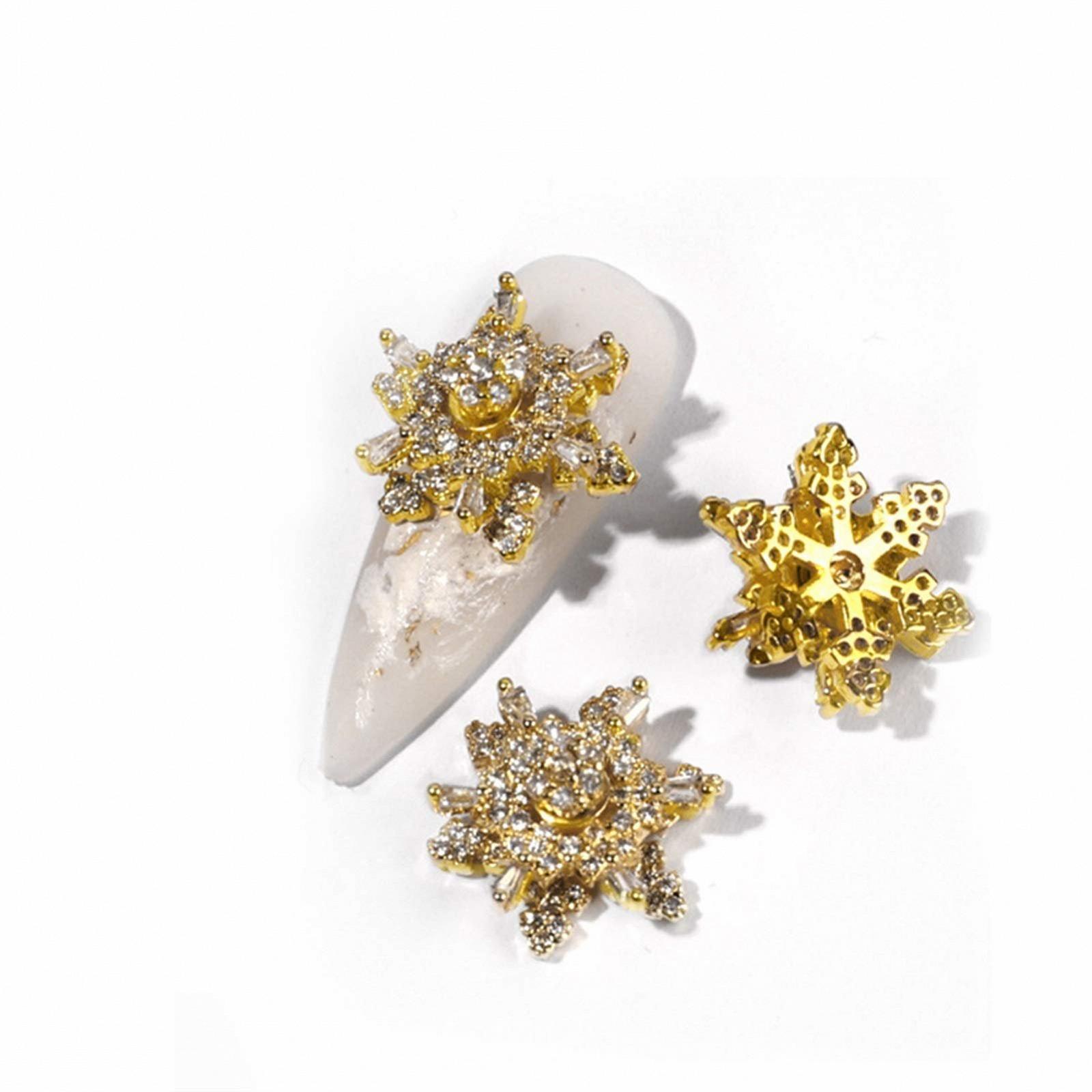 Украшение для ногтей Циркон 3D Роскошные вращающиеся 3 шт (Цвет: 08), фото №1