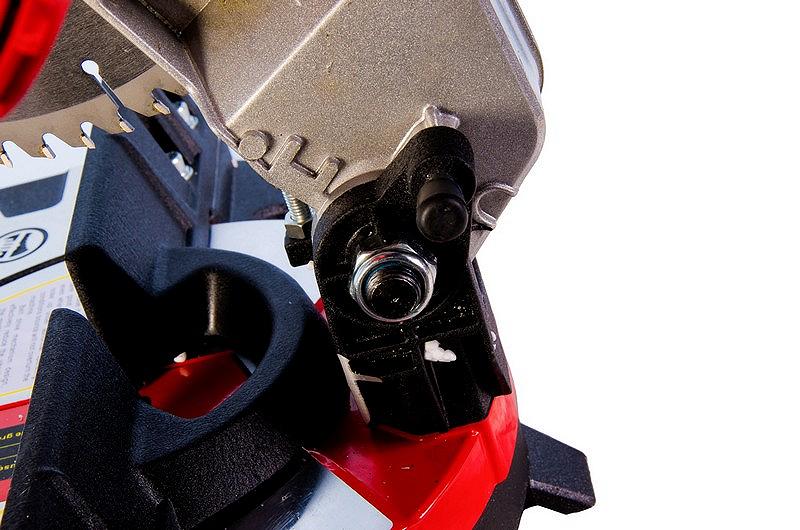 Верстат торцювальний для дерева MPT PROFI 2200 Вт 255х25.4 мм 4500 об/хв платформа 0-45° MMS2503, фото №10