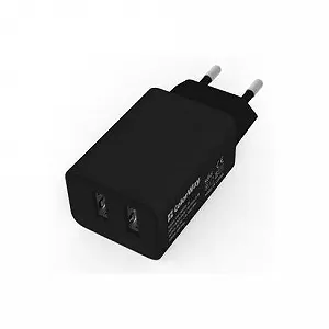 Зарядное устройство ColorWay 2USB AUTO ID 2.1A 10W black (CW-CHS015-BK) - Фото 1
