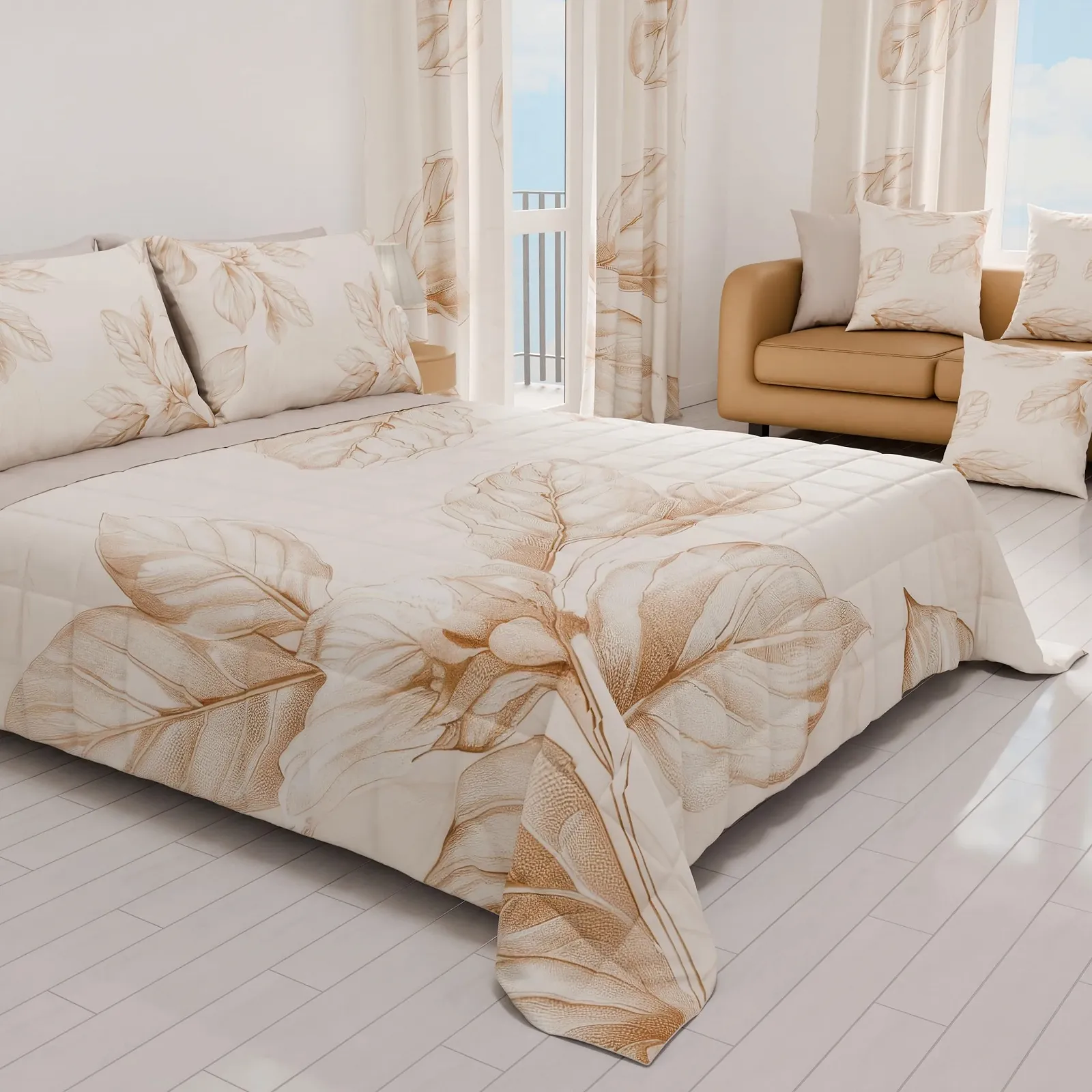 Одеяло PETTI Artigiani Italiani Queen Size 220 x 260 см Цветочный, фото №5