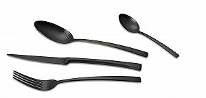 Набор столовых приборов ECHTWERK Avelino Black Edition, 16 предметов, до 4 человек, нержавеющая сталь 18/10, матовый, высококачественный цена на synthetic.ua - Фото 1 Набор столовых приборов ECHTWERK Avelino Black Edition, 16 предметов, до 4 человек, нержавеющая сталь 18/10, матовый, высококачественный synthetic.ua - Фото 1