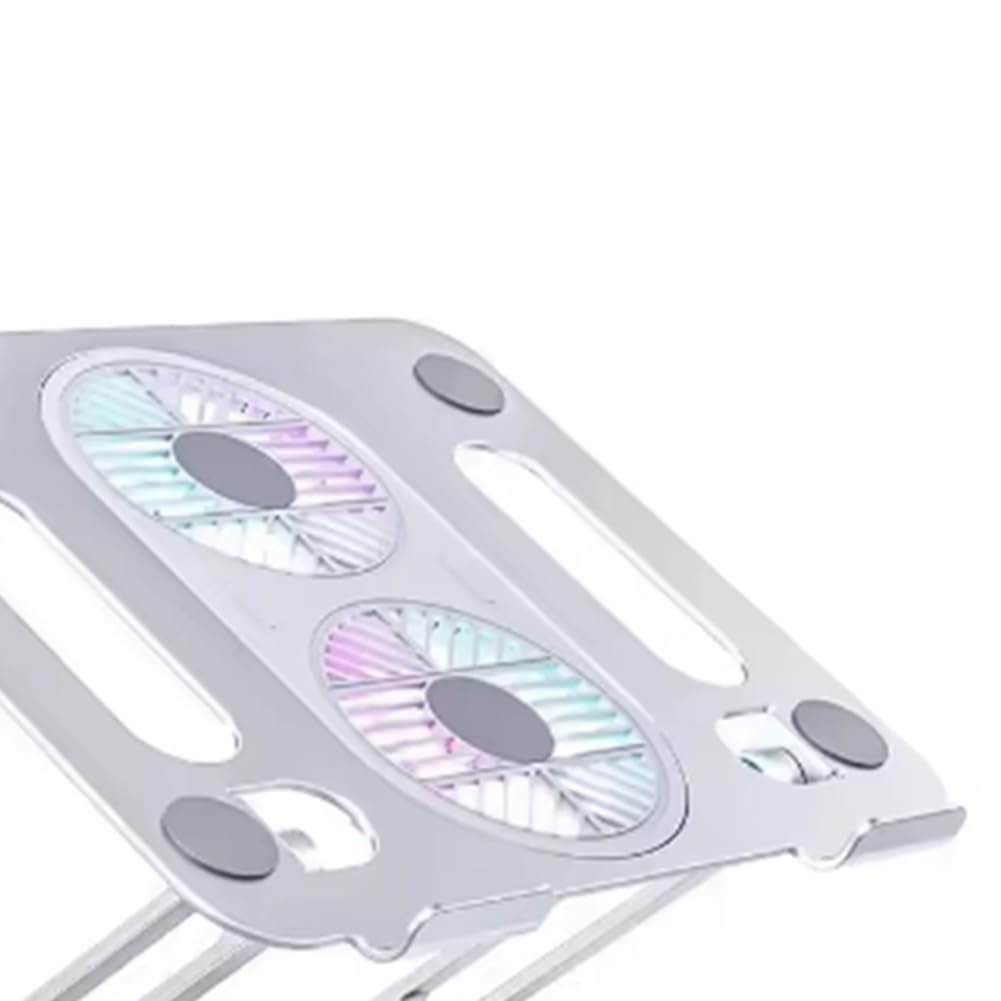 Подставка для ноутбука TsoLay Настольная складная с вентилятором охлаждения Алюминиевый держатель, фото №6