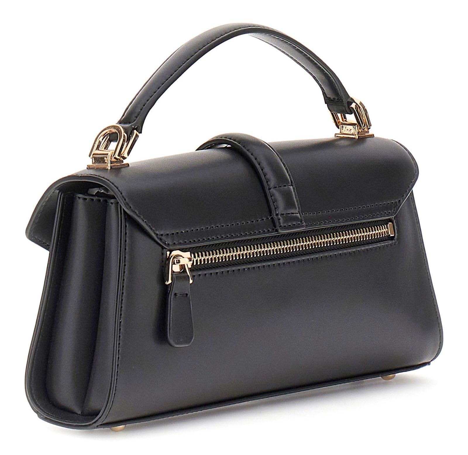 Сумка с верхней ручкой GUESS Queensland Flap Black, фото №2