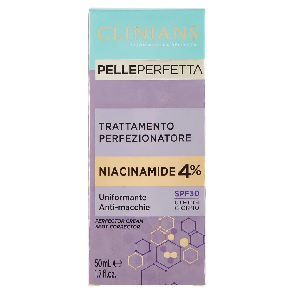 Денний крем CLINIANS Perfect Skin з ніацинамідом 4% та SPF 30, 50 мл, фото №1 Денний крем CLINIANS Perfect Skin з ніацинамідом 4% та SPF 30, 50 мл, фото №1