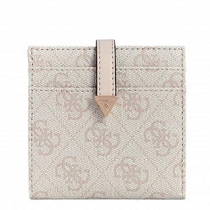 Жіночий гаманець Guess - Laurel Quattro G Card Case Білий - Фото 1